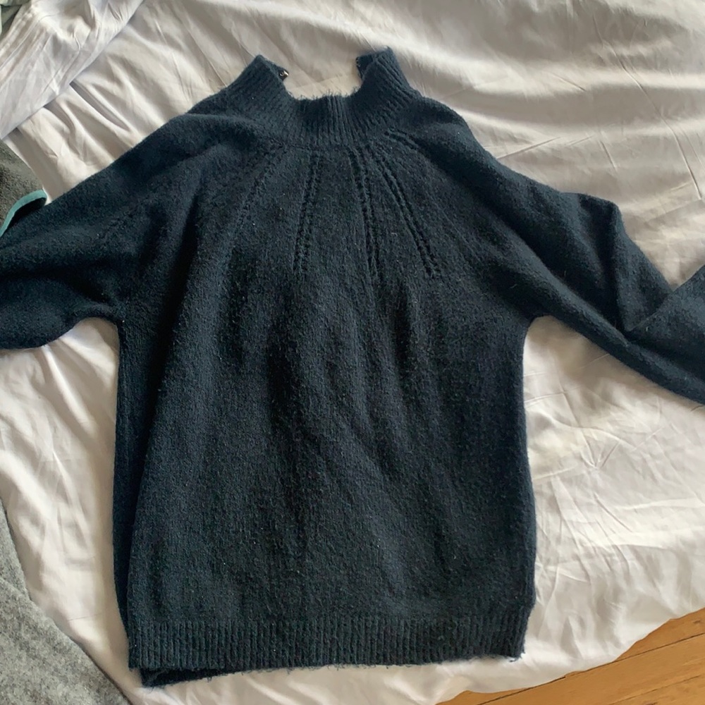 Mock neck sweater